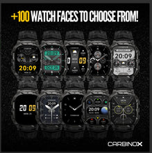 CARBINOX Vortex Smartwatch (Answer/Make Calls), Military-Grade Rugged Fitness Tracker, IP69K Waterproof, Sport Design for Active Lifestyles