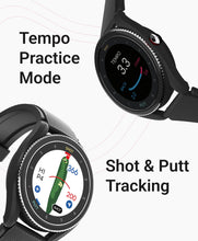 Voice Caddie T9 Smart Golf Watch with GPS | Golf Swing Analyzer with Slope Calculation & Course Preview | Ideal Golf Gift for Men & Women (Black)