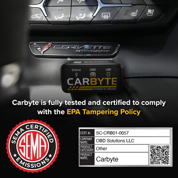 Carbyte AFM/DFM Disabler & Auto Start/Stop Eliminator for 2005-2024 GM Trucks, SUVs & Cars