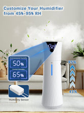 MONISEN Smart Humidifier Large Room for 2000 sq ft, 17L/4.5Gal Humidifiers for Bedroom with Wi-Fi App & Remote Control, Ultrasonic Cool Mist Large Humidifiers for Home with Essential Oil Box, 3 Speed