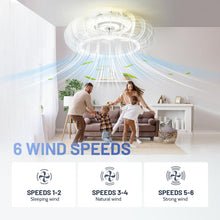 21” Low Profile Bladeless Ceiling Fan with Lights RGB Dimmable LED Enclosed Ceiling Fans with Light and Remote 6 Wind Speeds Reversible Ceiling Fan with Bluetooth Speaker for Kids Room Bedroom Party