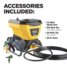 Wagner Spraytech 2467899 Control Pro 130 Paint Sprayer with T2 Gun and Two Tips Included, High Efficiency Airless with Low Overspray, 311 & 515 Tips for Large Projects