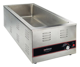 Winco Electric Portable Food Pan Warmer, 1500 W, 120V, 4/3 Size