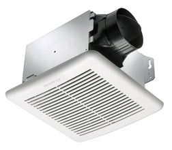 DELTA ELECTRONICS (AMERICAS) LTD. GBR80 Delta BreezGreenBuilder GBR Series Exhaust Fan, 80 CFM, Silver & Delta Breez GreenBuilder GBR80H 80 CFM Exhaust Bath Fan with Humidity Sensor