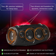 JBL Xtreme 3 Portable Bluetooth Speaker - Powerful Sound & Deep Bass - IP67 Waterproof - Pair with Multiple Speakers - Wireless Bluetooth Speaker Bundle with Megen Protective Hardshell Case (Black)