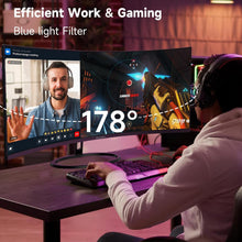 XGaming 30-inch Curved Gaming Monitor WFHD 200Hz, 1ms, 100% sRGB, 1500R, FreeSync Premium, Low Blue Light Eye Care Screen, HDMI DisplayPort Display, Build-in Speakers, VESA Wall Mount