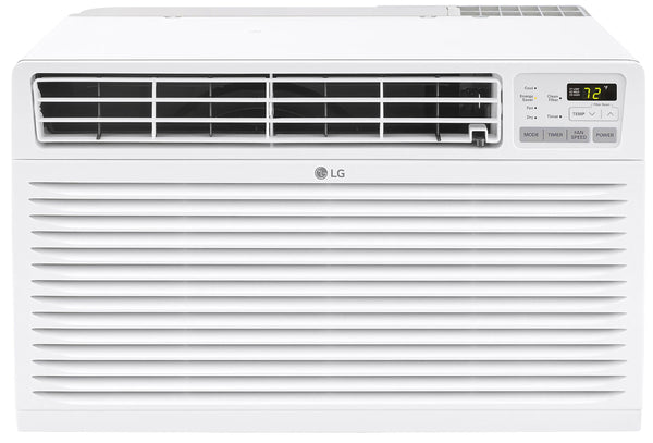 LG 10,000 BTU Through the Wall Air Conditioner, 115V, Cools up to 440 Sq. Ft. for Bedroom, Living Room, Apartment, with Remote, 3 Cool & Fan Speeds, Wall AC Unit, White