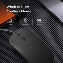 XUMLLGVQ Wired Mouse, USB Computer Mouse, Premium and Portable,3 Buttons Home and Office Mouse for Laptop,Computer,PC,Desktop，for Righty or Lefty Use,Black