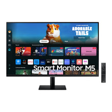 SAMSUNG 27-Inch M5 (M50D) Series FHD Smart Monitor with Streaming TV, Speakers, HDR10, Gaming Hub, Multiple Ports, Workout Tracker, Vision Accessibility Tools, LS27DM500ENXGO, 2024