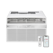 LG LW1025RSMX Window Conditioner, Wi-Fi Enabled w/Remote, 450 Sq.Ft, 4-Way Air Deflection, 3 Cooling and Fan Speeds, 115V, 10000 BTU, White