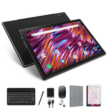 Latest 2024 Android 13 Tablet, 128GB+16(8+8 Expand)GB/512GB Expandable, Octa-Core Tablet with 5G WiFi, 8000mAh Battery, 10.1 inch Tableta with 21MP Camera, Tableta with Keyboard, Bluetooth,Mouse, Case