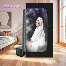 Fingertip Ballet Portable Sauna for Home, in Home Sauna, Portable Steam Sauna, Personal Sauna Tent Sauna Box with 3L Steamer, Remote Control, 9 Heating Levels for Spa, Gym, Pilates, Fitness