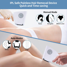 Laser Hair Removal with 9 Energy Levels, 46.4℉ Ice-Cooling Contact IPL Hair Removal for Women, Painless, Effective Hair Removal from Home, for Body & Face