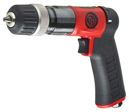 Chicago Pneumatic CP9287C - Air Power Drill, 3/8 Inch (10 mm), Keyless Chuck, Pistol Handle, 0.62 HP / 460 W, Stall Torque 4.1 ft. lbf / 5.5 NM, 3000 RPM, Hand Drill, Power Tools & Home Improvement