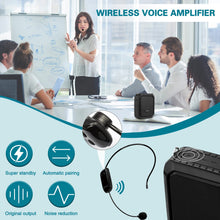 Voice Amplifier Wireless for Teachers, 18W Personal PA System Ultra-Portable Megaphone with Wireless Microphone Headset, IPX5 Waterproof 5.0 Bluetooth Voice Amplifier Speaker - Indoor & Outdoor