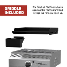 Camp Chef Sidekick Grill Accessory, Flat Top Griddle included, 14