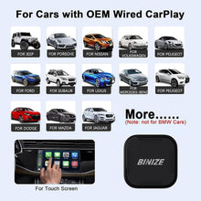 Binize Wireless CarPlay Android AUTO Multimedia Video Box 4G Cellular,4GB+64GB,8Core,Android 13 Built-in Navigation Support SIM&TF Card Bluetooth Support Car with OEM Wired CarPlay/Android Auto