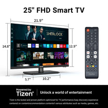 25 Inch 1080P FHD Tizen OS Smart TV Compatible HDR, Samsung TV Plus, Full HD Slim Design Smart TV or Monitor with HDMI, Dolby Audio, Voice Remote, Stream Live(2025 Model)