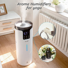 Humidifier large room, Lacidoll 16L/4.2Gal Whole house Humidifier 2000 sq.ft. Ultrasonic Cool Mist Humidifier for Home with Extension Tube, Quiet Bedroom Humidifier with Aroma Box, White