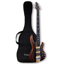 TARIO Fretless 5 string electric bass Guitar Millettia Laurentii Top Okoume body composite ebony fingerboard