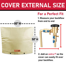 Redford Supply Co. Cold Snap (5°F) Backflow Preventer Insulation Cover, 80