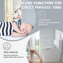 Bidet Toilet Seat Elongated, Smart Heated Toilet Seat, Instant Warm Water & Dryer, Feminine & Rear Wash, Self-Clean Nozzle, Slow Close Lid, Child/ECO/Silent Mode