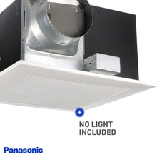 Panasonic FV-40VQ4 WhisperCeiling Spot Ventilation Fan - 390 CFM - Quiet Bathroom Ceiling Fan