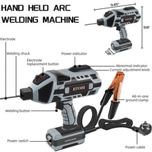 Welding Machine,Portable ARC Welder Machine Gun,IGBT Standing Handheld Welding Machine, 6 variable current adjustment,suitable for 3/32