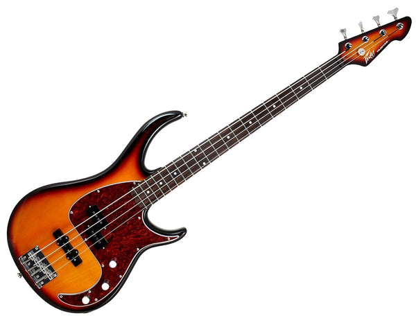 Peavey Milestone Bass Guitar, Vintage Burst