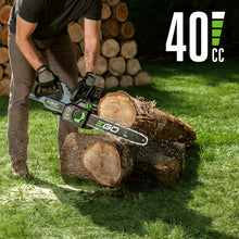 EGO POWER+ Chain Saw, 16” Battery Powered Chainsaw, Electric Cordless, Includes 56V 2.5Ah Battery and Charger – CS1611