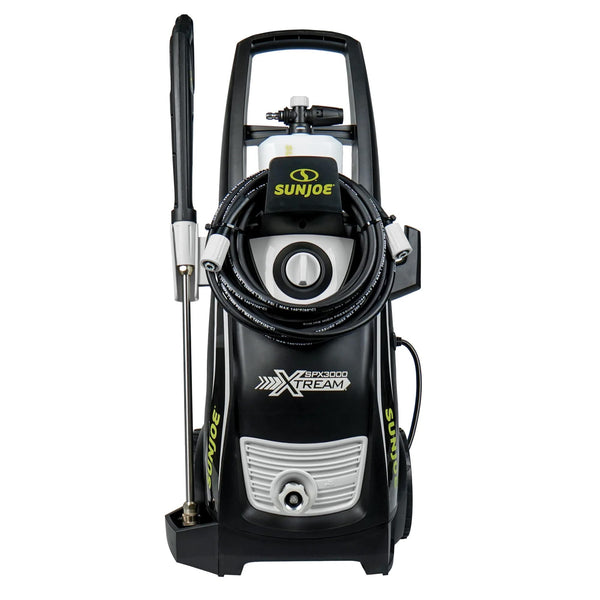 Sun Joe Electric Pressure Power Washer, 2200 PSI (PWMA Certified), 1.1 GPM, Dual Soap Tanks, SPX3000 (35-FT GFCI Water-Safe, Power Cord)