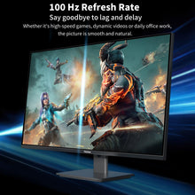 Pisichen Touchscreen Monitor 27 Inch 2K 100Hz Gaming Monitor, QHD 2560x1440 IPS PC Monitor, 10-Point Multi Touch Screen Computer Monitor, USBC HDMI VGA Ports, Built-in Speakers