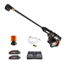 WORX 40V Power Share Hydroshot 2X20V Portable Power Cleaner (Batteries & Charger Included) - WG644 Black/Orange