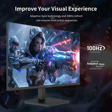 KTC 24 Inch QHD 2560x1440 IPS Computer Monitor, 100Hz Zero-Frame 2K Gaming Office Monitor, Adaptive Sync, HDR10, VESA, Tilt Adjustable, Low Blue Light, DisplayPort, HDMI, H24T27