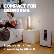 HATHASPACE HSP001 True HEPA Air Purifier for Home, Removes 99.9% of Dust, Smoke, Pet Dander, Odors, VOCs, Covers Up to 700 Sq. Ft, Quiet Air Cleaner with Smart Sensor for Bedroom & Large Rooms