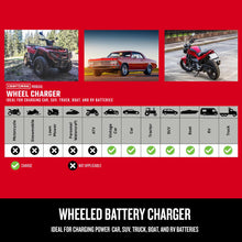 CRAFTSMAN Wheeled Battery Charger and Engine Starter, CMXCESM274, 2-in-1, Manual Timer Controlled, 175 Cranking Amps, 12 Volt, for Car, SUV, Truck, and Marine Batteries