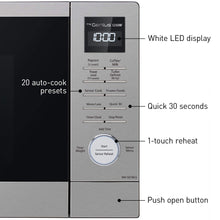 Panasonic NN-SD78LS 1.6 cu.ft Cyclonic Inverter Countertop Microwave Oven 1250Watt Power with Genius Sensor Cooking, cft, 19.44