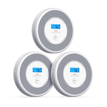 X-Sense Combination Smoke and Carbon Monoxide Detector with Voice Alerts, Smoke Detector Carbon Monoxide Detector Combo with Replaceable Battery, XP0A-SR, 3-Pack