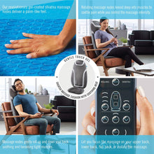 HoMedics Massage Cushion with Heat - Gentle Touch Portable, Adjustable Gel Massager