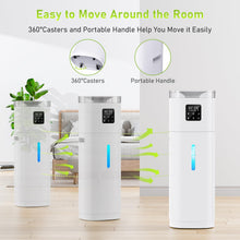 Humidifier Large Room, 4.8Gal/18L Whole House Humidifier 2200 sqft, 30%-95% Custom Humidity, Quiet Cool Mist Humidifiers for Home with Aroma Box, 800ml/h Mist, Top Fill, Extension Tube, Remote Control