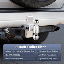 Filluck Adjustable Trailer Hitch Fits 2