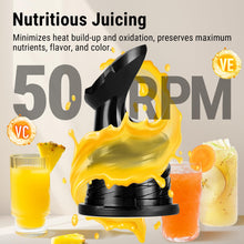 Ventray Cold Press Juicer, 5.1'' Extra Large Feed Chute Slow Masticating Juicer Machine for Whole Vegetables & Fruits, 250w, High Juice Yield, Easy to Clean with Brush, Great for Batch Juicing