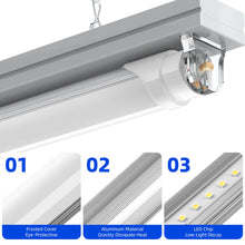 Barrina 8ft LED Bulbs, T8 T10 T12 LED Tube Lights, Single Pin FA8 96