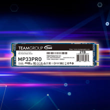 TEAMGROUP MP33PRO 2TB SLC Cache 3D NAND TLC NVMe 1.3 PCIe Gen3x4 M.2 2280 Internal SSD R/W Speed Up to 3500/3000 MB/s Laptop & Desktop TM8FPD002T0C101