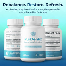 PurDentix Oral Health Probiotic – 4-Strain Formula for Healthy Gums, Teeth & Fresh Breath – 90 Chewable Tablets