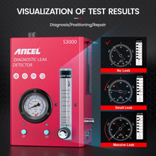 ANCEL S3000 Smoke Machine Automotive with Built-in Air Compressor, Pressure Gauge & Adjustable Flow Meter, Automotive Smoke Machine Leak Detector for EVAP,Fuel,Vacuum,Intake,Exhaust & More Car System