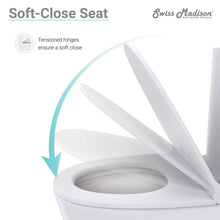 Swiss Madison SM-1T254 St. Tropez One Piece Toilet Dual Tornado Flush 0.8/1.28 GPF with Soft Closing Seat, Comfort Height