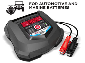 Schumacher Battery Charger and Maintainer Bundle - 200 Amp Engine Starter with 15 Amp Fully Automatic Charger