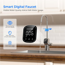 Waterdrop G3P800 Reverse Osmosis System, 800 GPD Fast Flow, NSF/ANSI 42 & 53 & 58 & 372 Certified, 3:1 Pure to Drain, Tankless Under Sink RO Water Filter System, LED Purifier, Smart Faucet