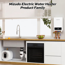 Tankless Water Heater Electric, MIZUDO 14kW Instant Hot Water Heater, Up to 3.4 GPM for 2-3 Point of Use, with LED Digital Display, ETL Certified